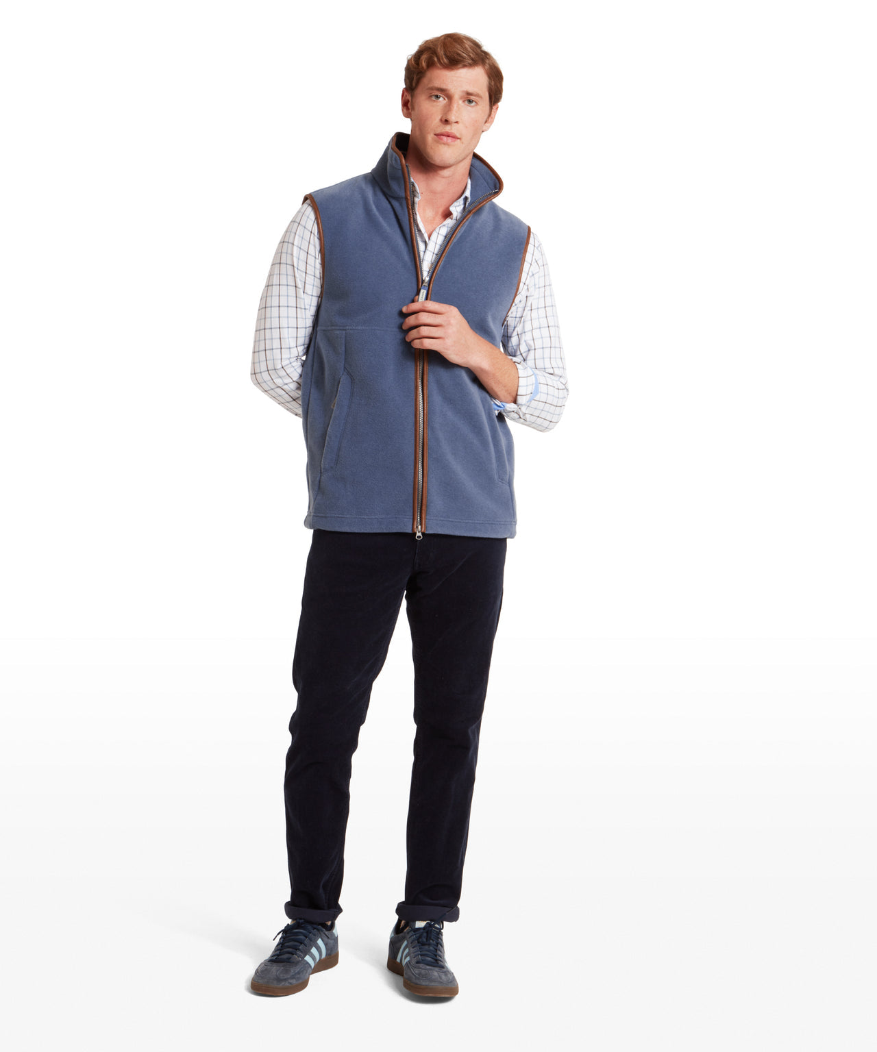 Oakham Fleece Gilet Storm Blue