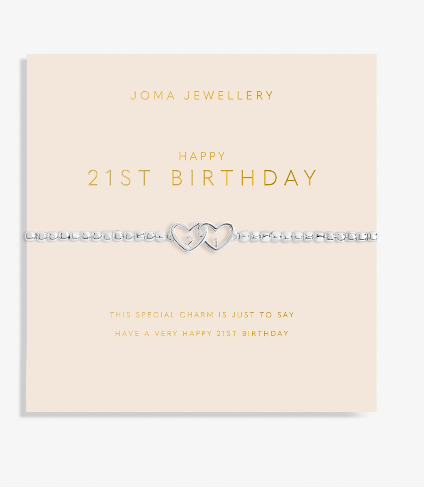 Forever Yours 'Happy 21st Birthday' Bracelet
