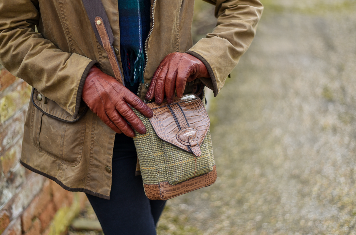 Hackthorn Tweed Cross Body Bag