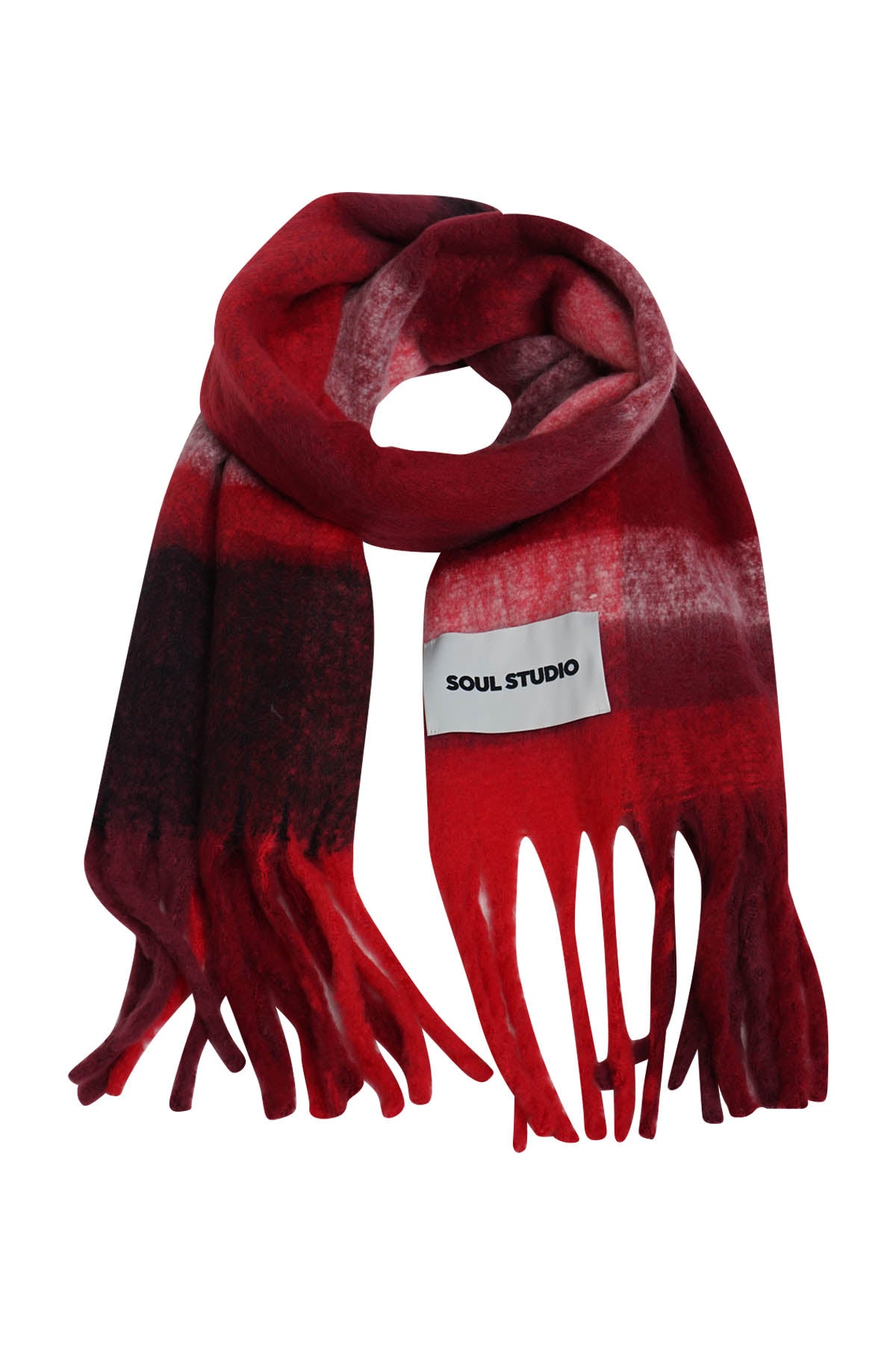 Knit Scarf Love Print