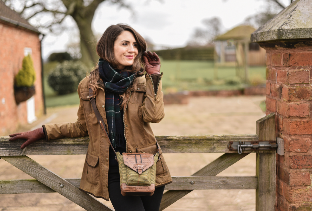 Hackthorn Tweed Cross Body Bag