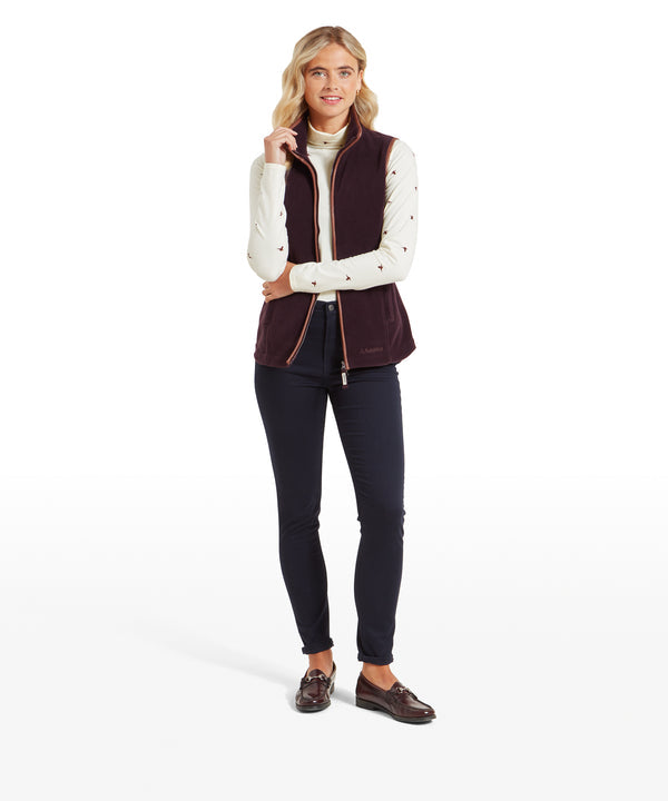Lyndon Fleece Gilet Port