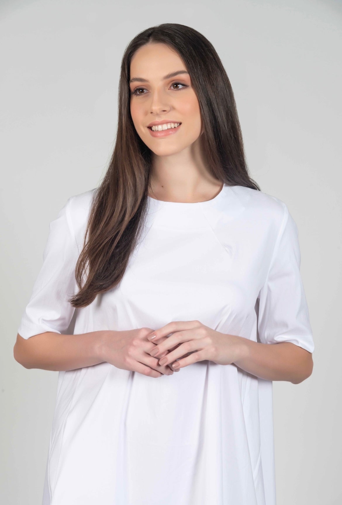 Isabella Dress White