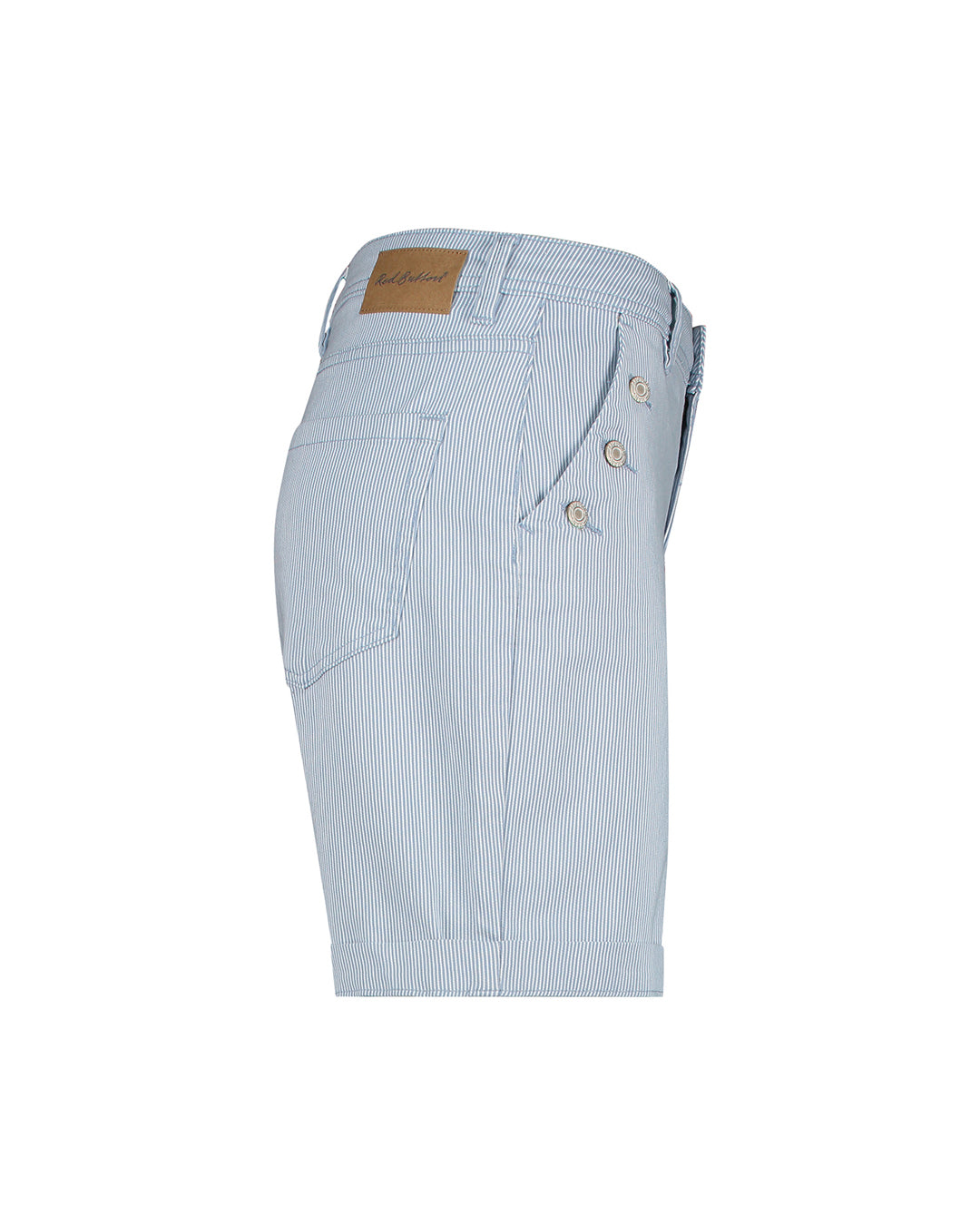 Bibette short denim stripe bleach blue