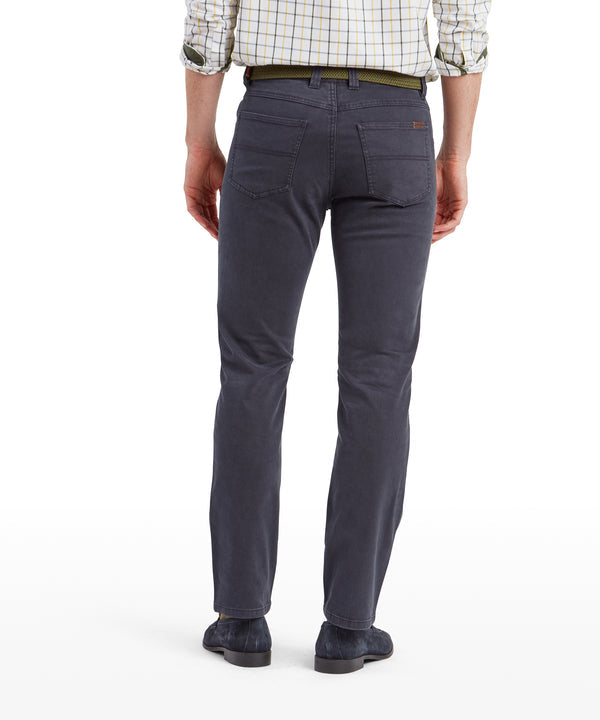 Canterbury 5 Pocket Regular Jean Charcoal