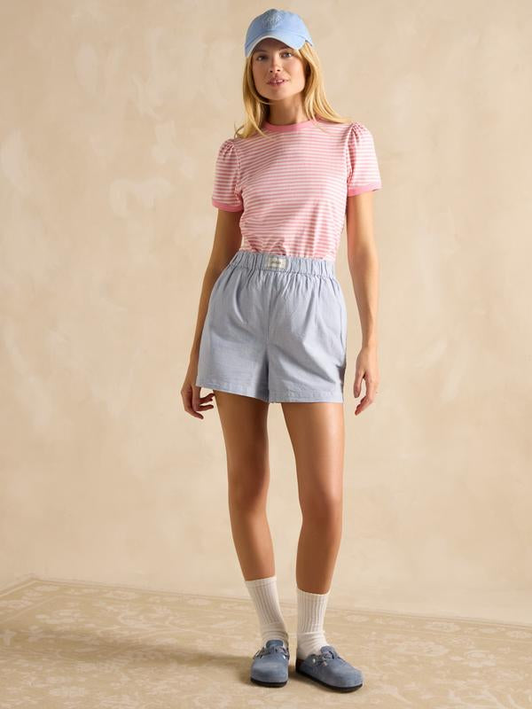 Erin Pink Stripe Short Sleeve T-Shirt
