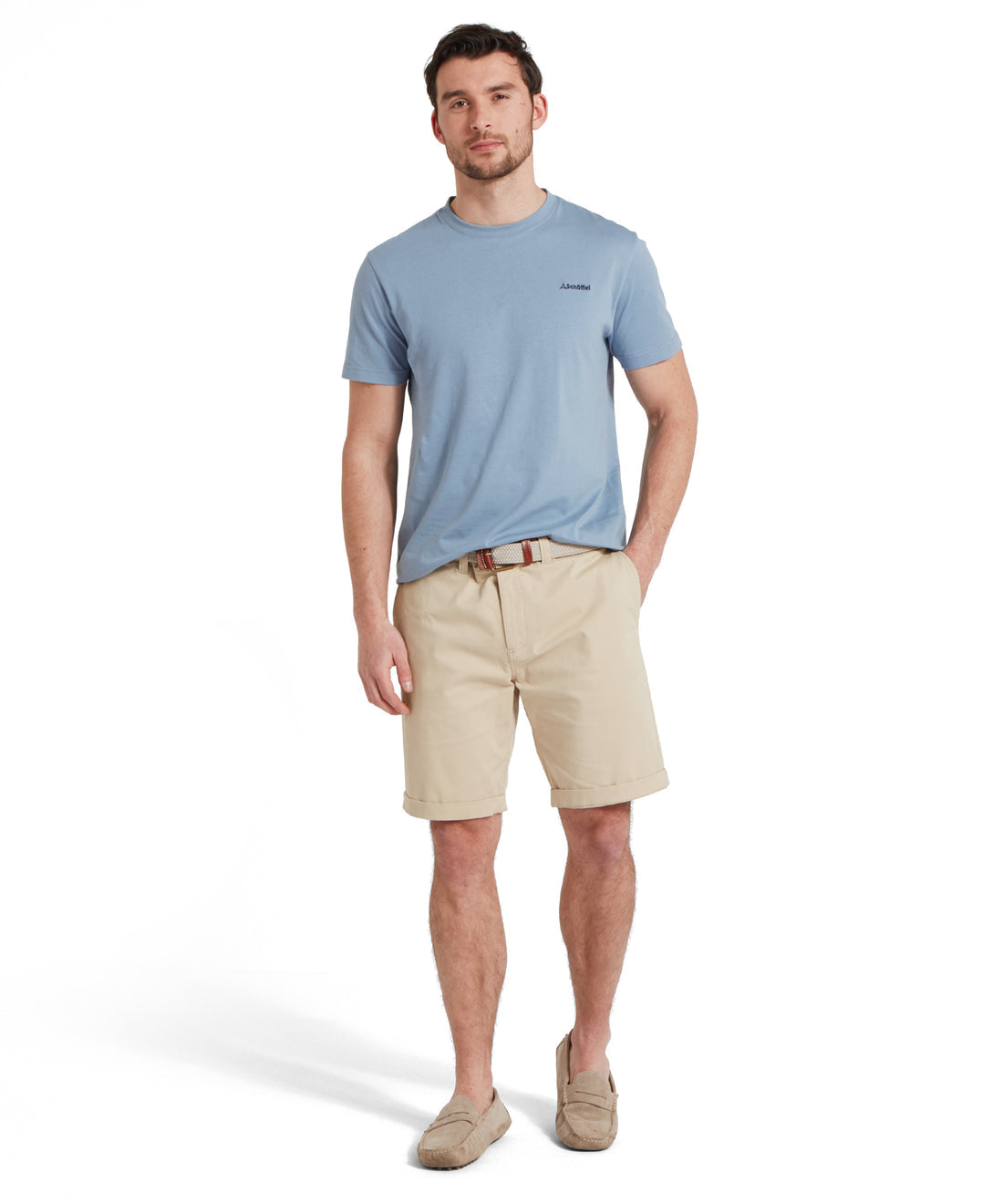 Trevone T-shirt Pigeon Blue