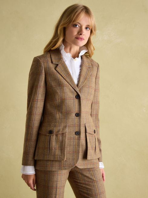 Check Me Coat Pant Foxley Check Tweed Suit Blazer – GILES BELLA