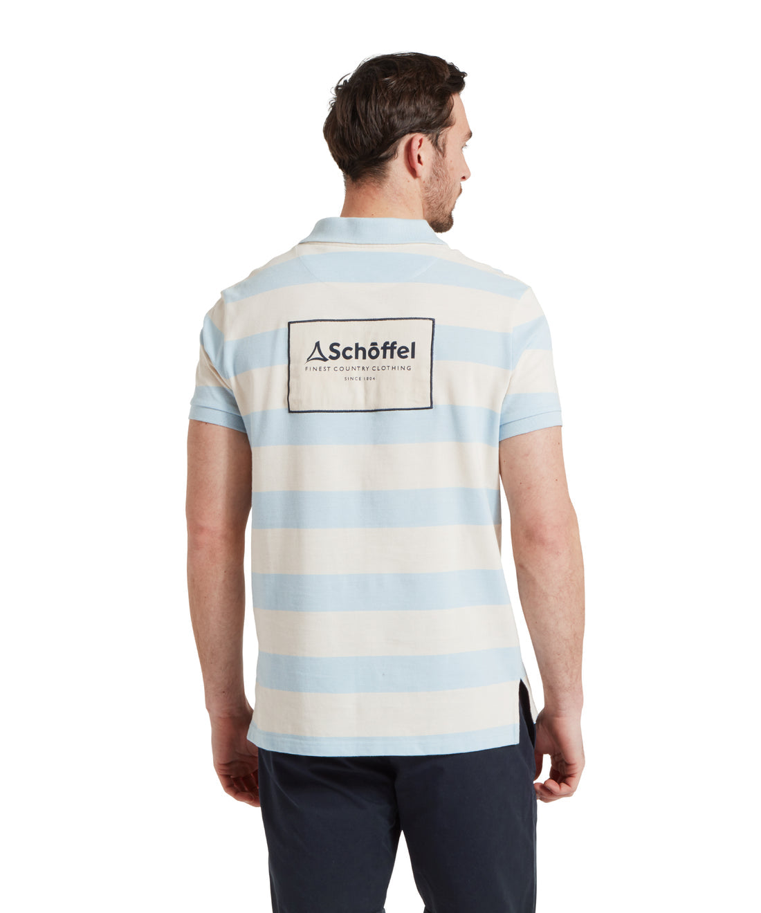 St Ives Heritage Polo Blue Stripe