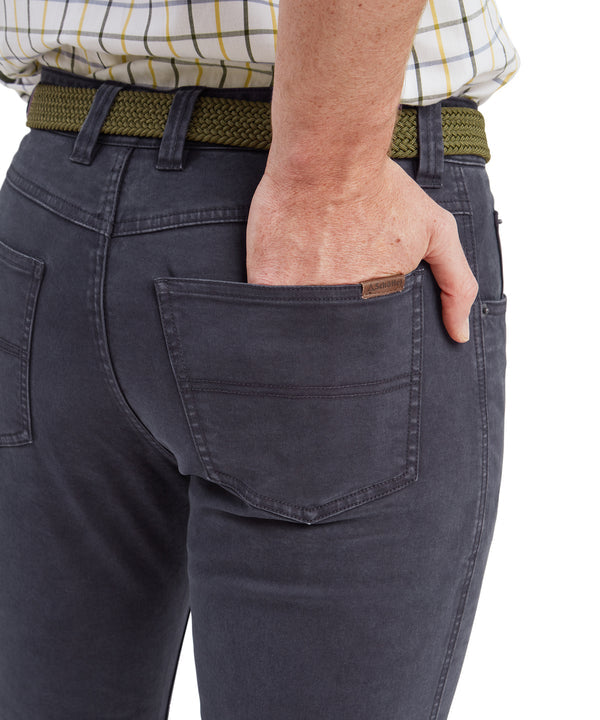 Canterbury 5 Pocket Regular Jean Charcoal