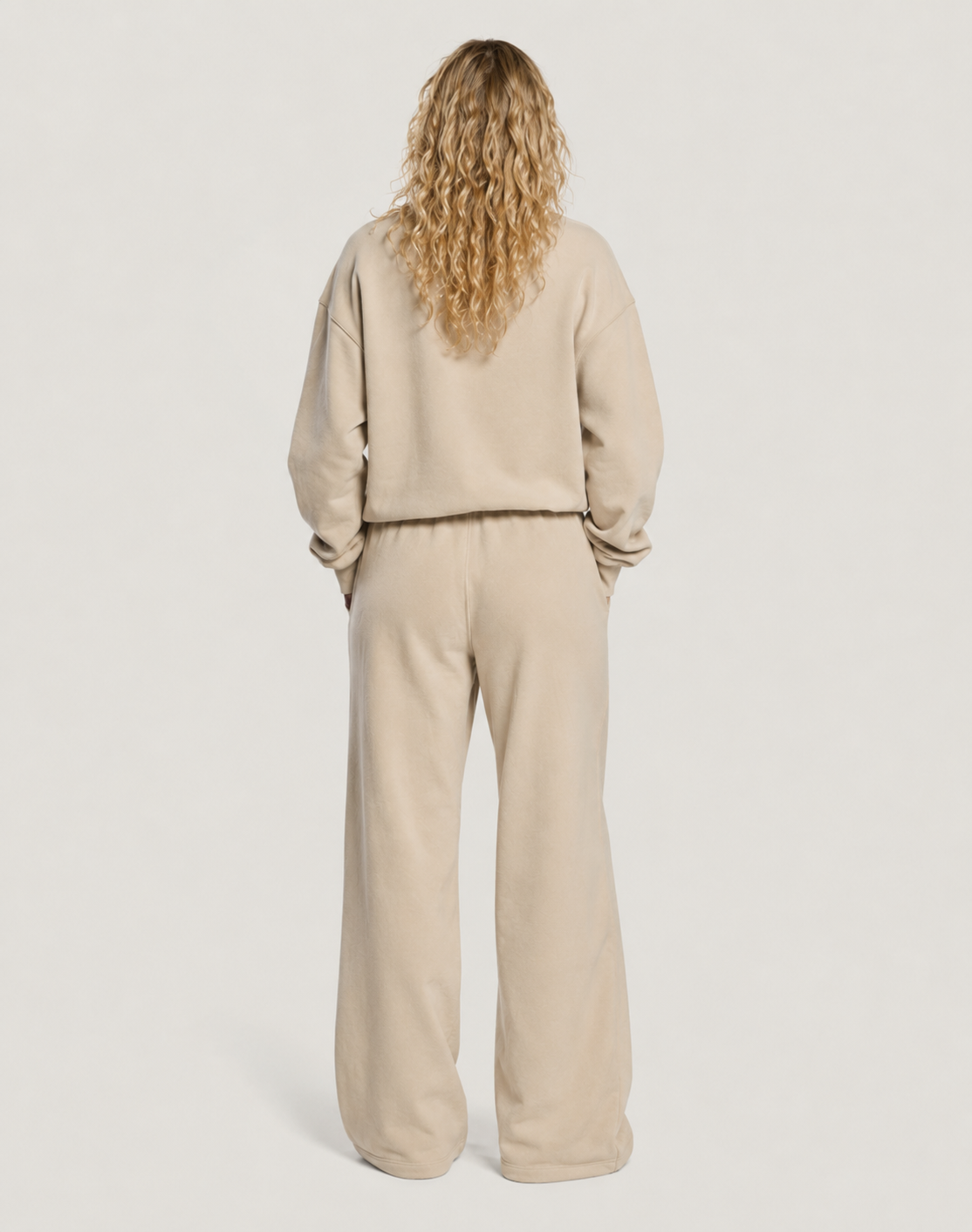 Daily Collard Sweatshirt Rich Taupe