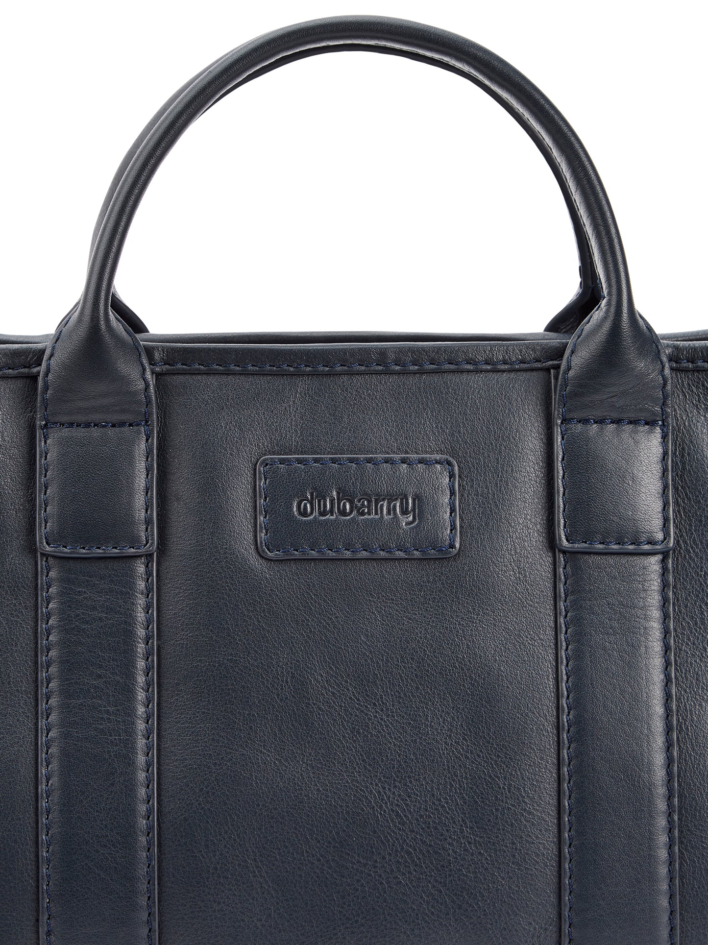 Ramelton Medium Size Leather Handbag - Navy