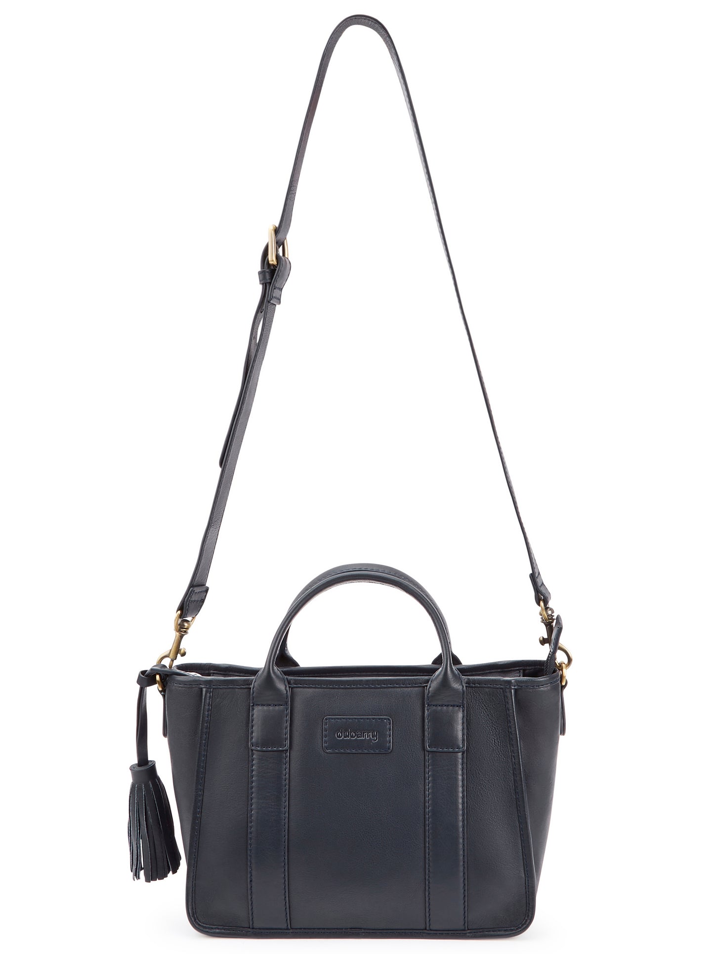 Ramelton Medium Size Leather Handbag - Navy