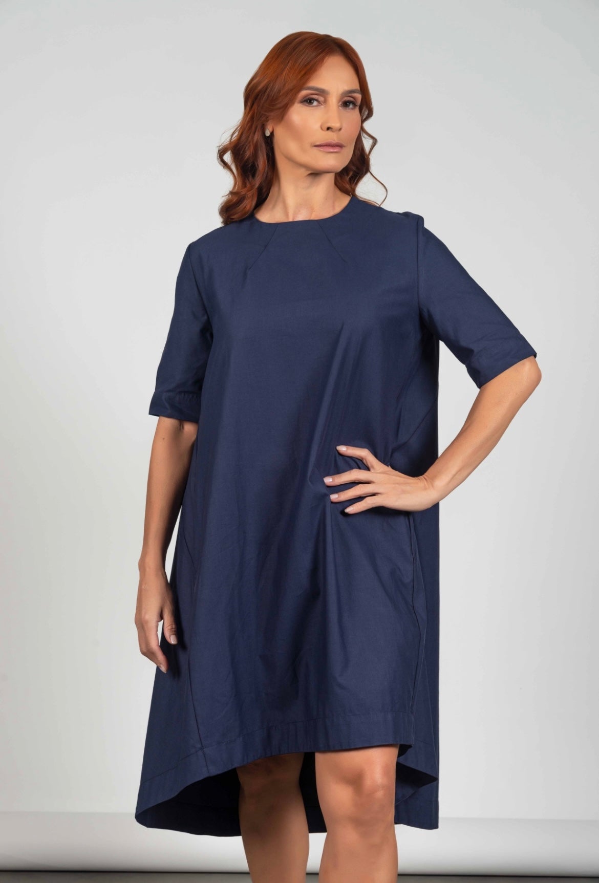 Isabella Dress Navy