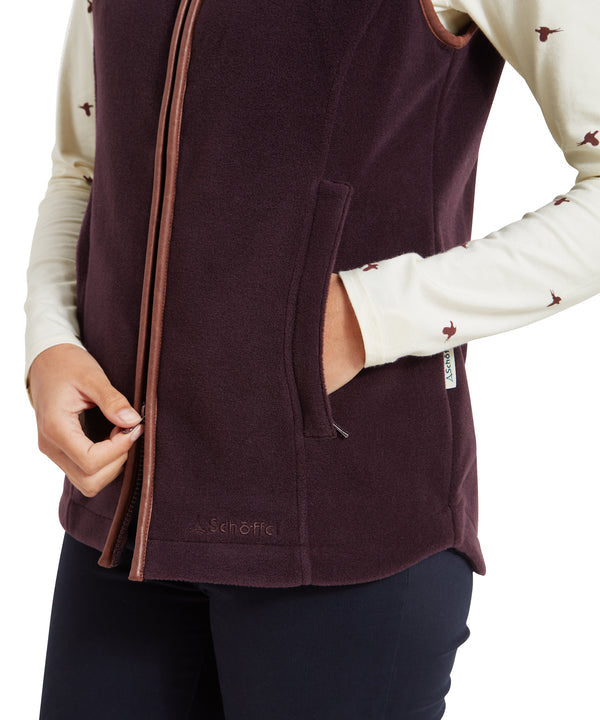 Lyndon Fleece Gilet Port