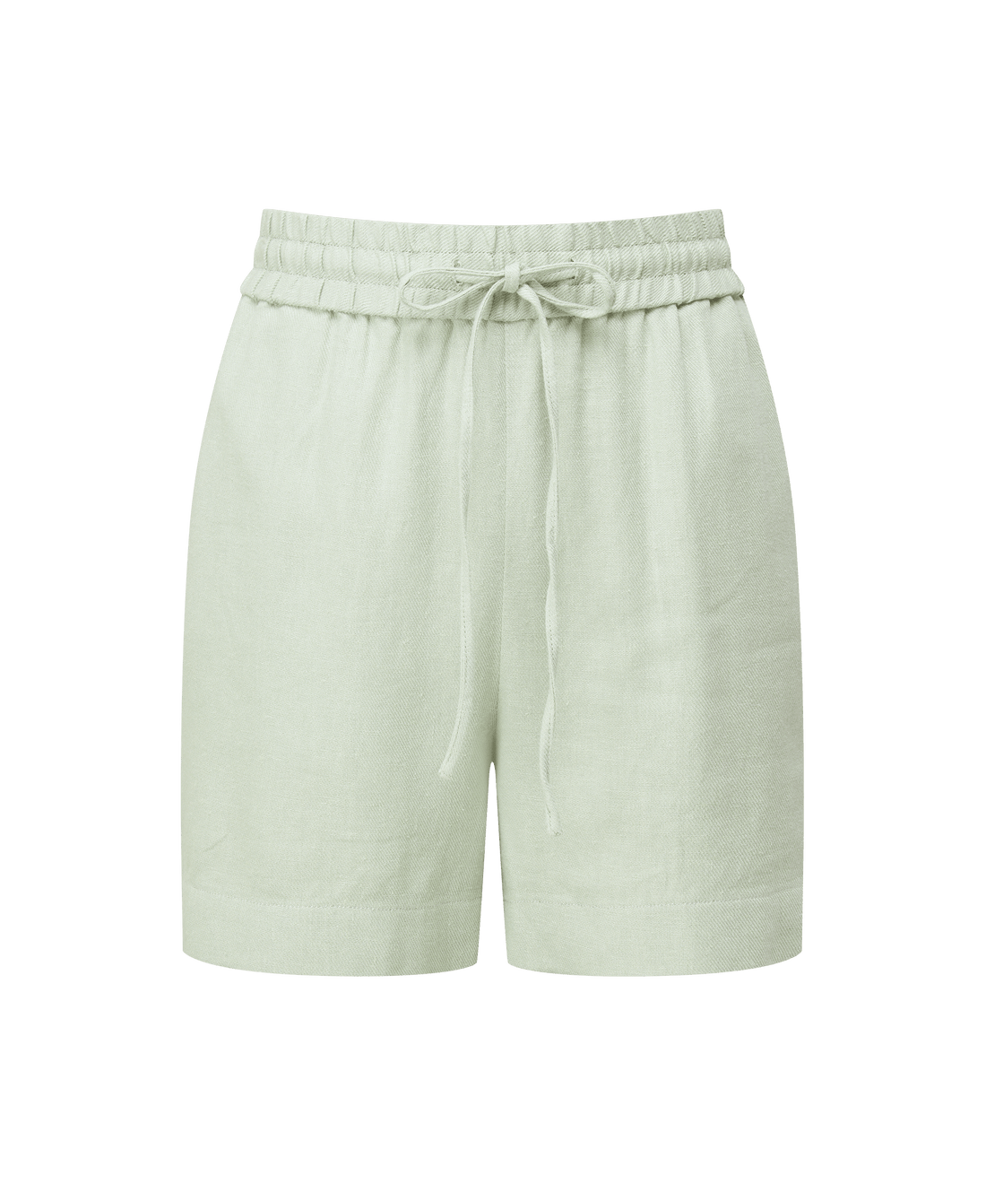 Daphne Linen Shorts Aqua Grey