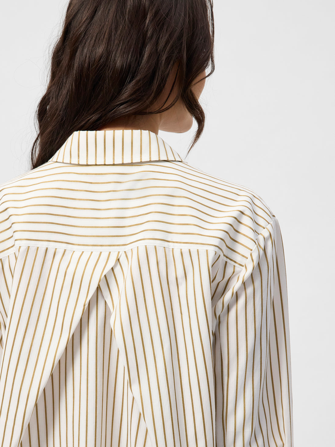 Alexa Shirt Sand Stripe