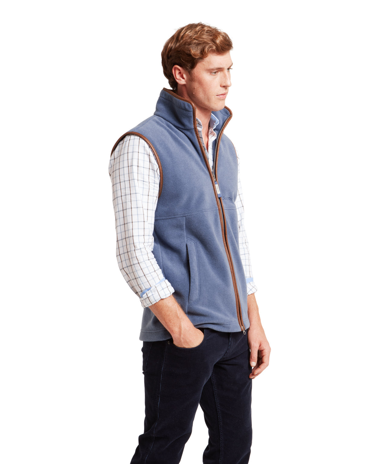 Oakham Fleece Gilet Storm Blue