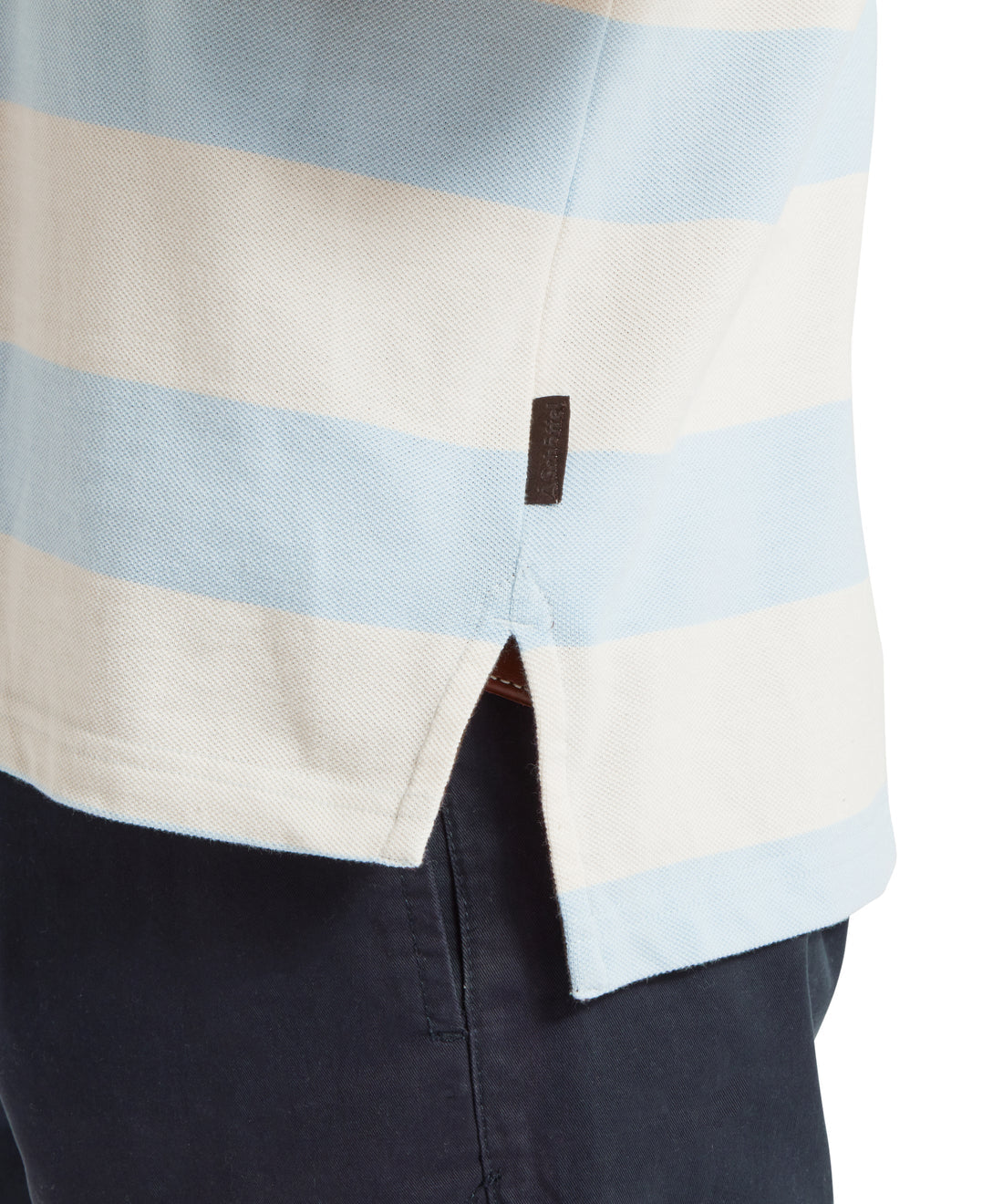 St Ives Heritage Polo Blue Stripe