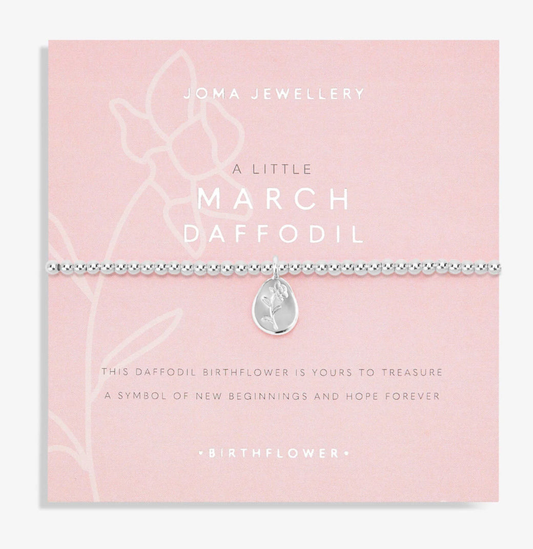 Birth Flower A Little 'March' Daffodil Bracelet