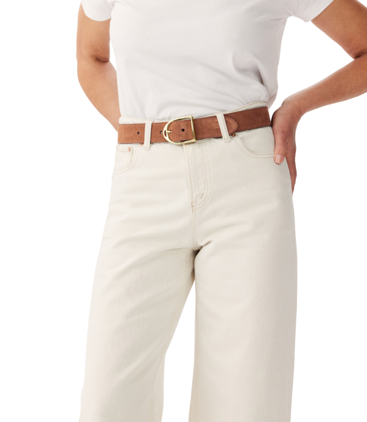 Isla Belt - Cognac Suede