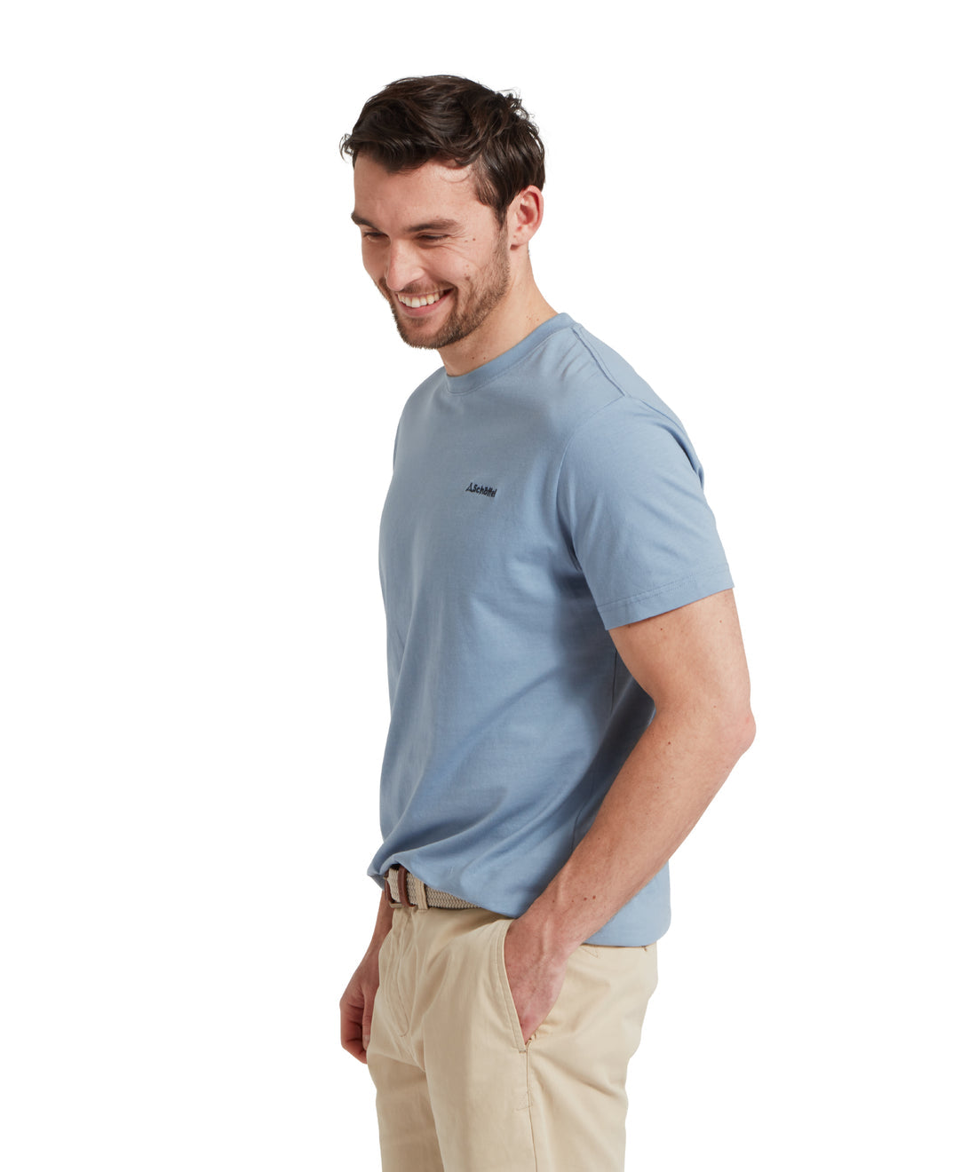 Trevone T-shirt Pigeon Blue