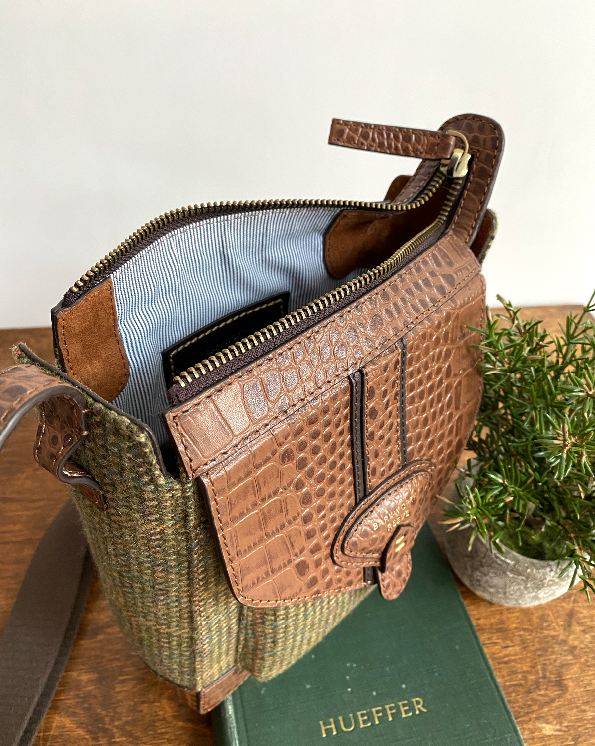 Hackthorn Tweed Cross Body Bag