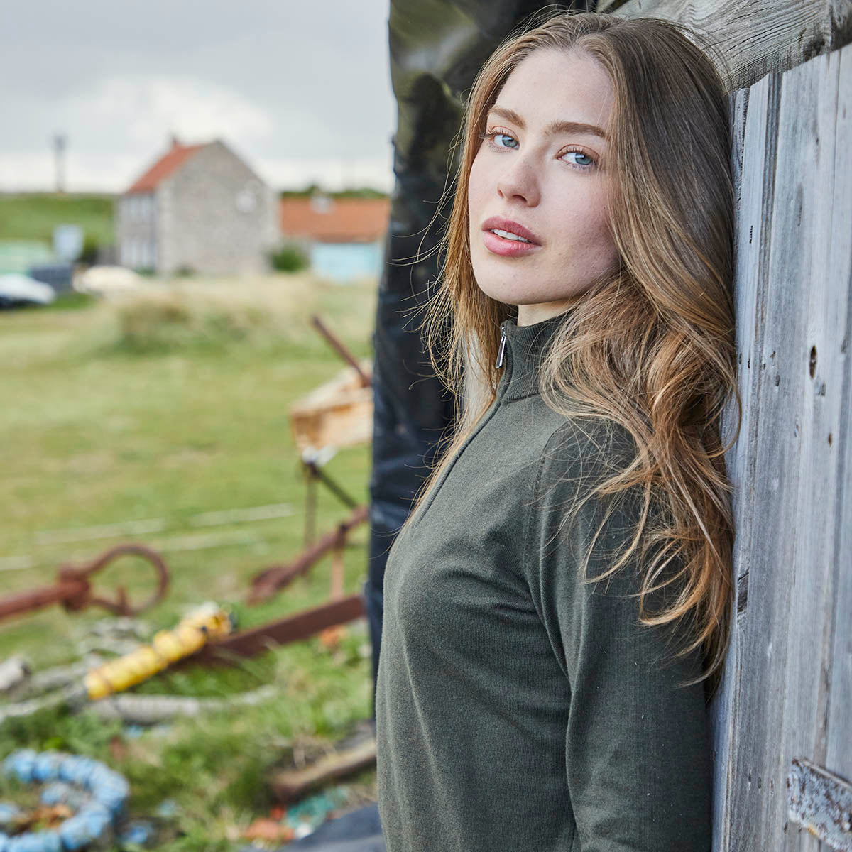 Women’s Melford Knit 1/4 Zip Deep Forest