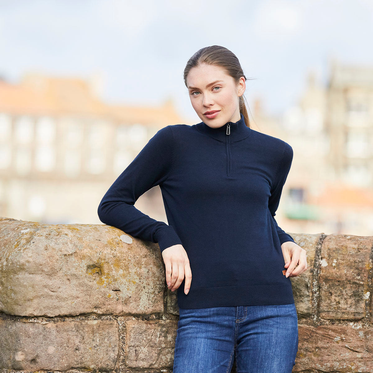 Women’s Melford Knit 1/4 Zip Navy