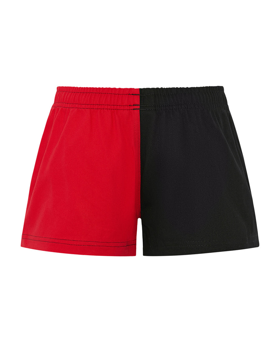Kids Harlequin Red/Black shorts