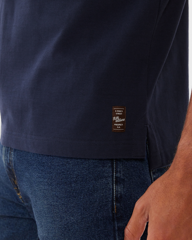 Colebrook Polo Navy/White