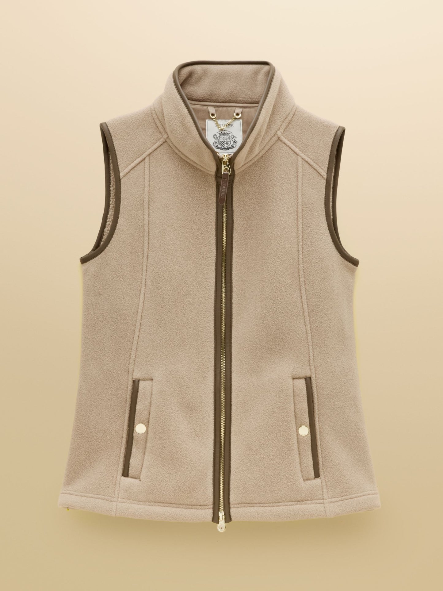 Heritage Mink Brown Regular Fleece Gilet