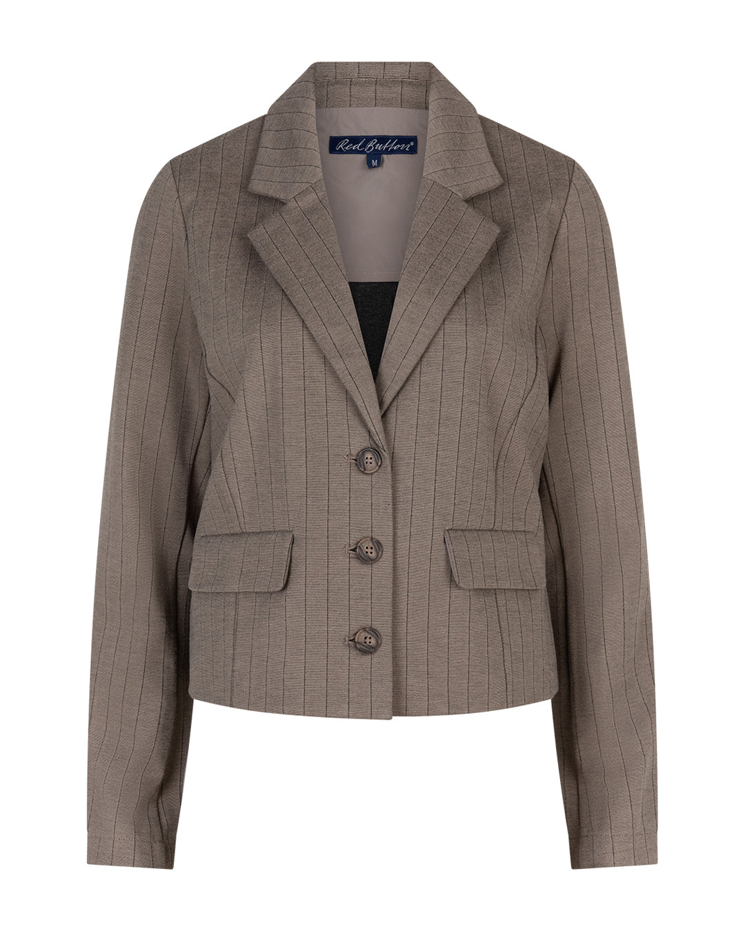Skipper Punta Pinstripe Warm Taupe
