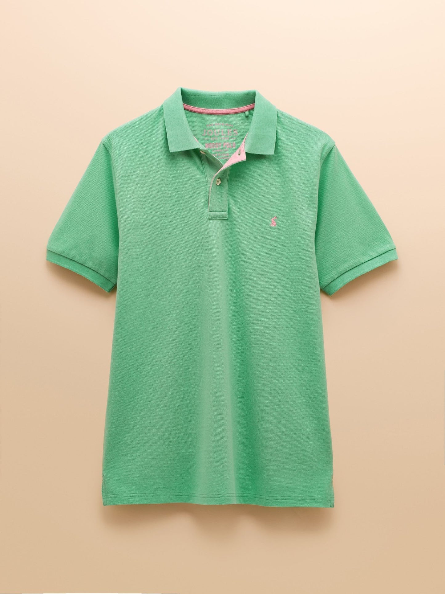 Woody Light Green Cotton Pique Polo Shirt