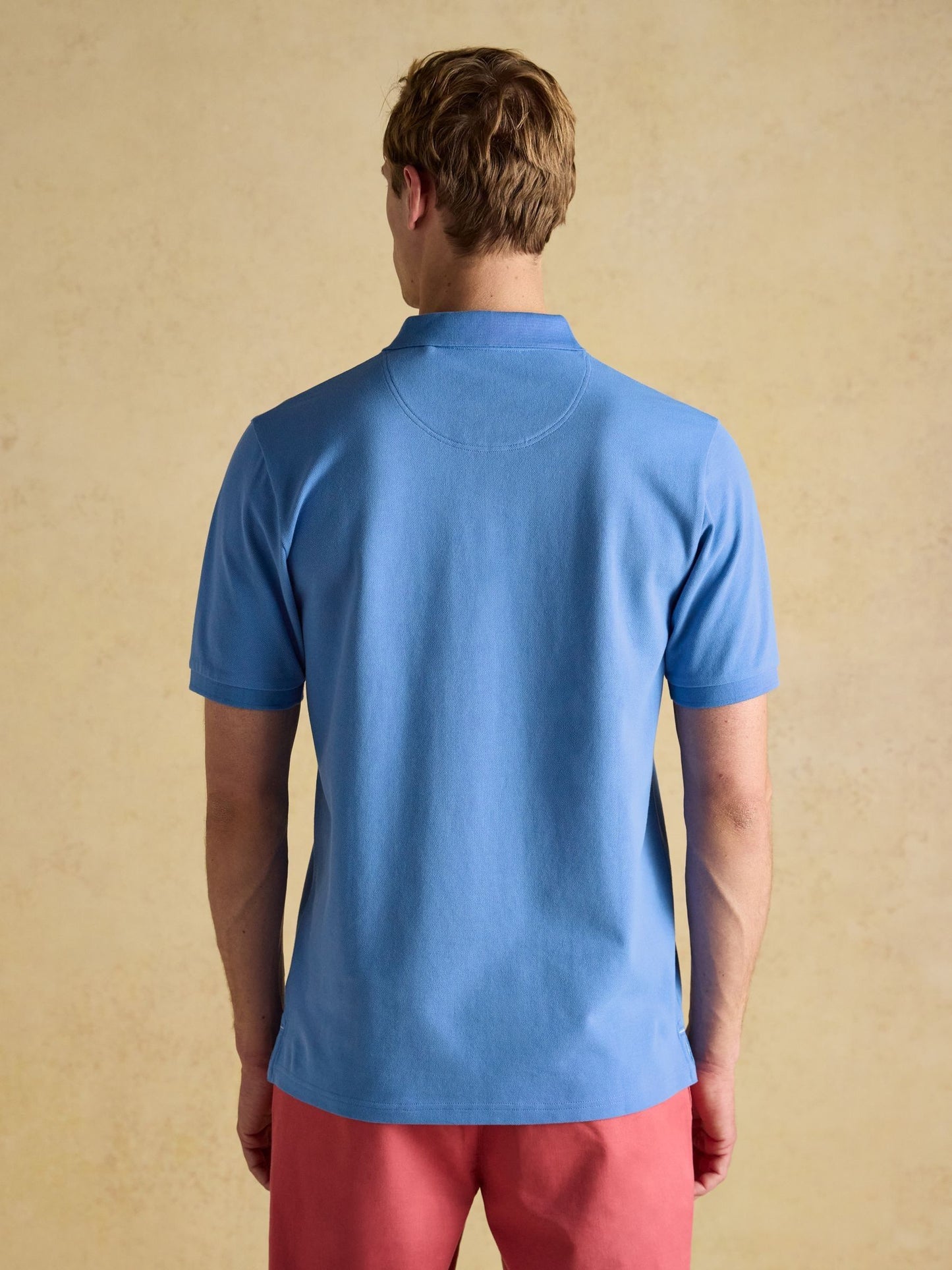 Woody Light Blue Cotton Pique Polo Shirt