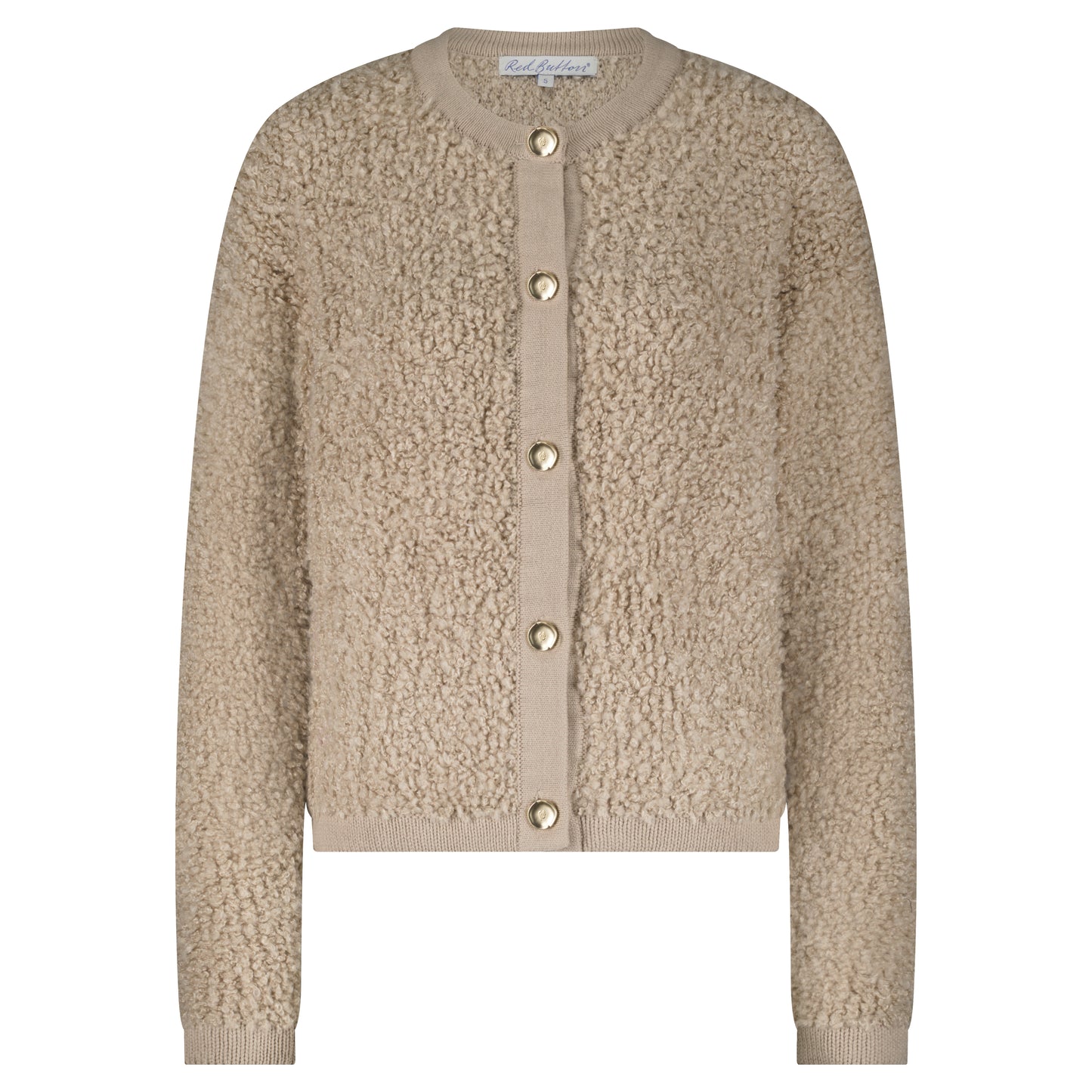 Jacket Knit Boucle Latte