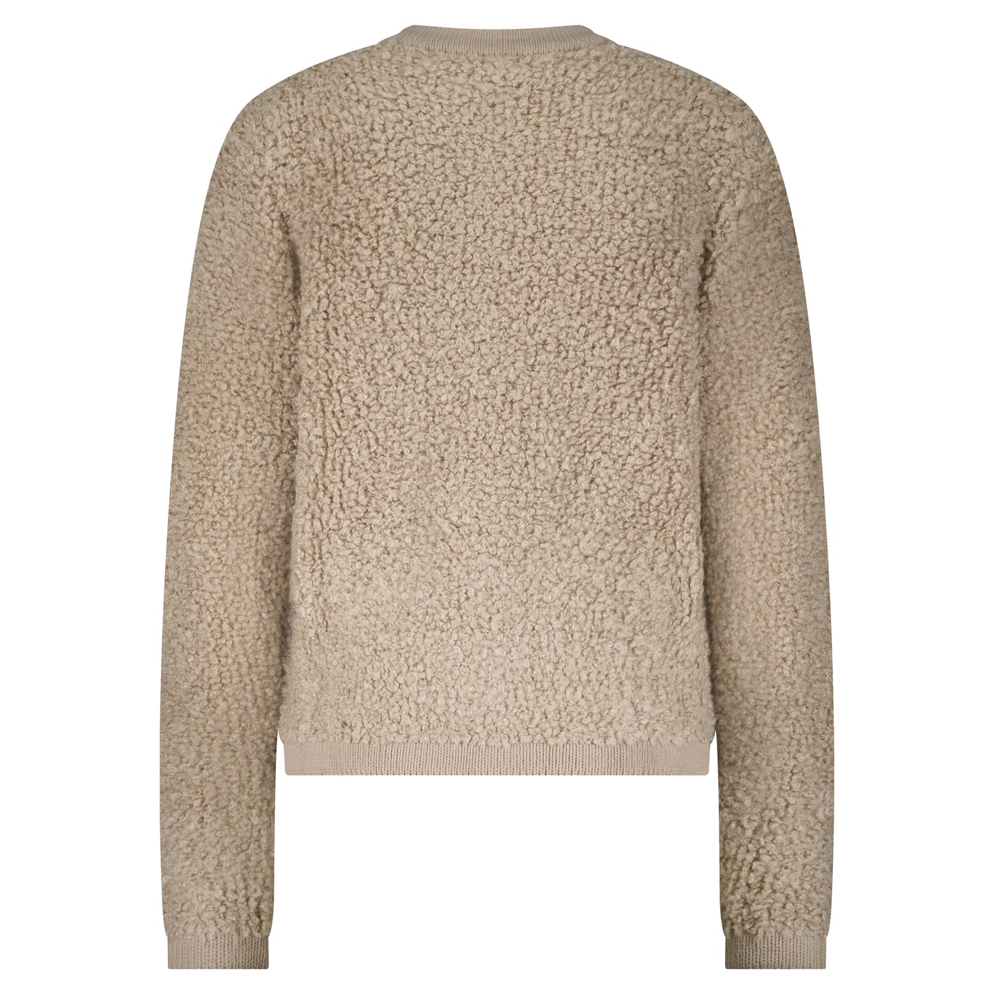 Jacket Knit Boucle Latte