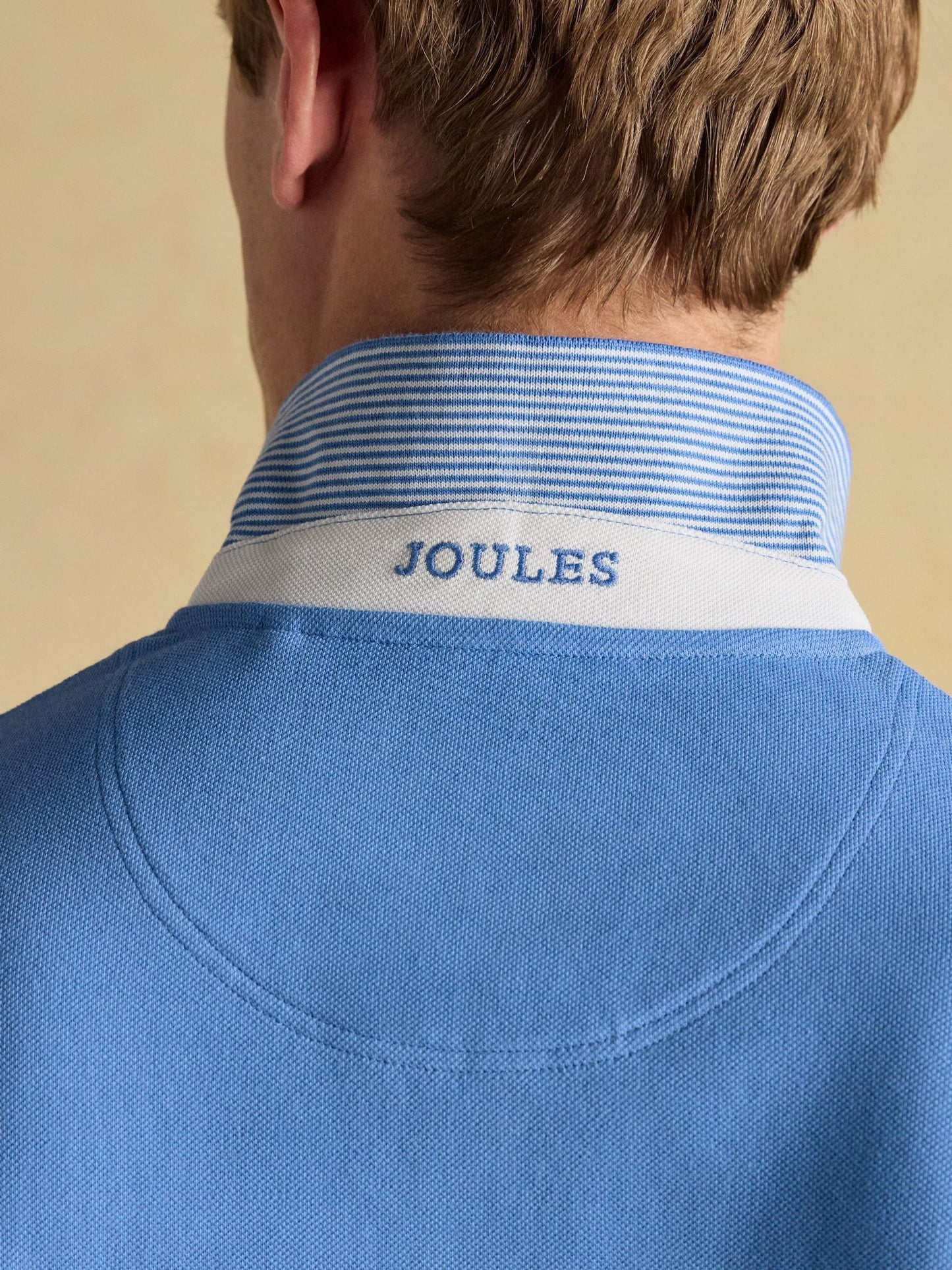 Woody Light Blue Cotton Pique Polo Shirt