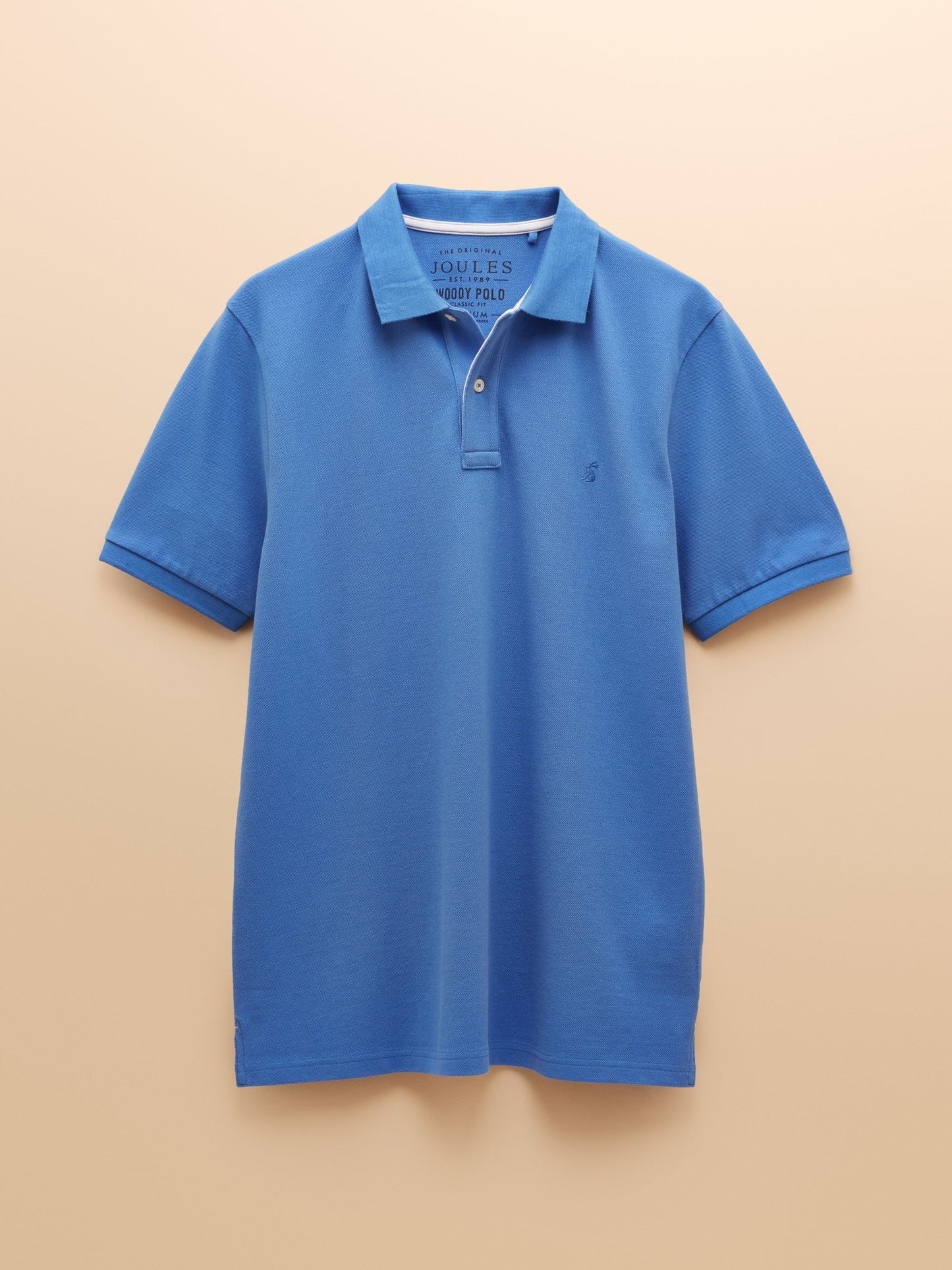 Woody Light Blue Cotton Pique Polo Shirt