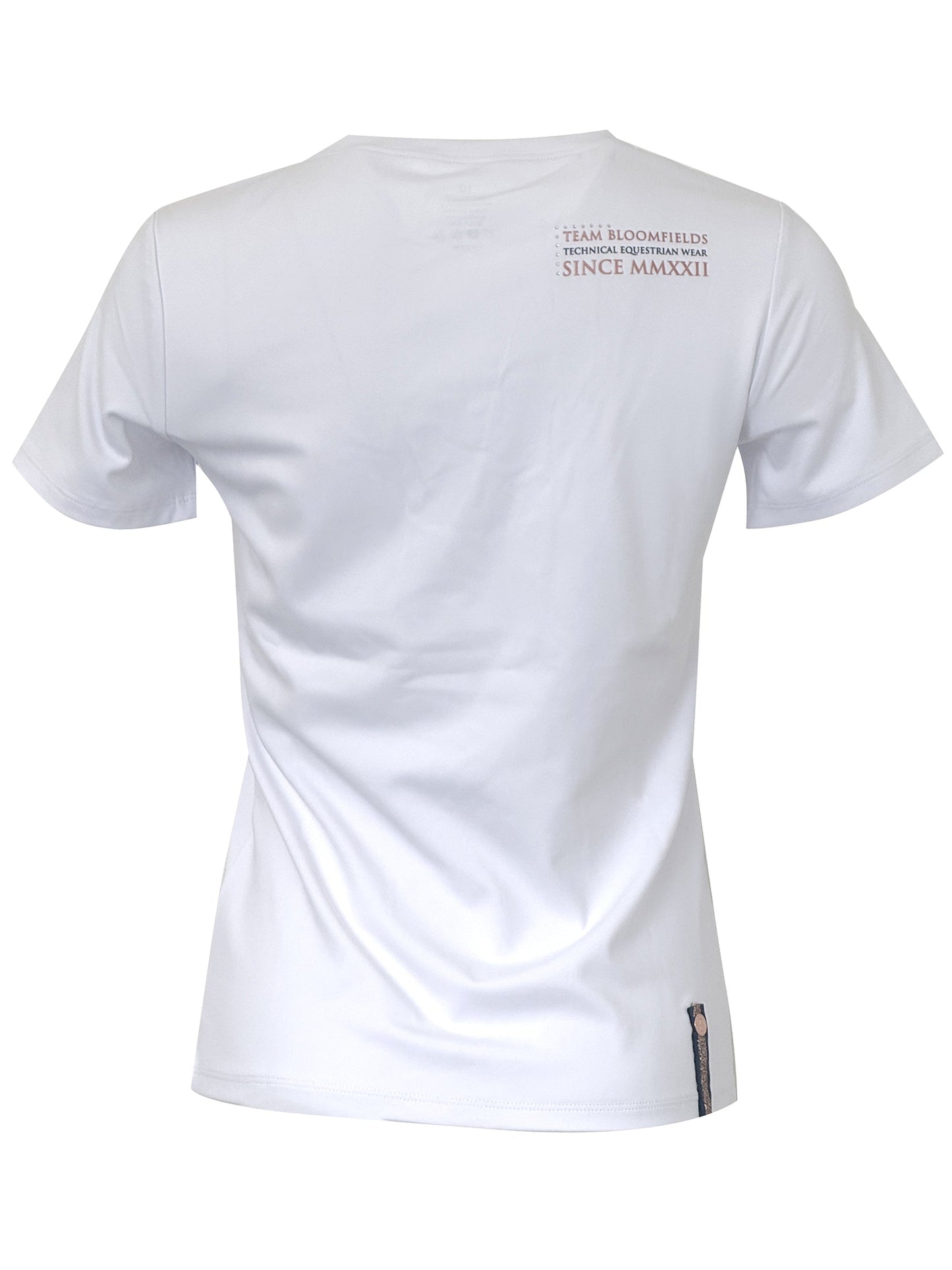 Clara White Crystal T-Shirt