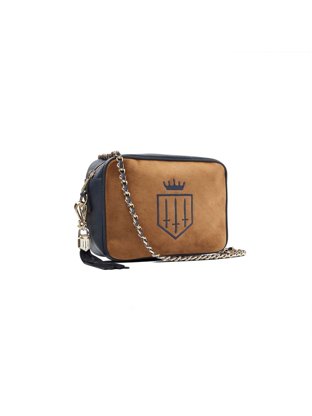The Finsbury Women’s Crossbody Bag Tan & Navy