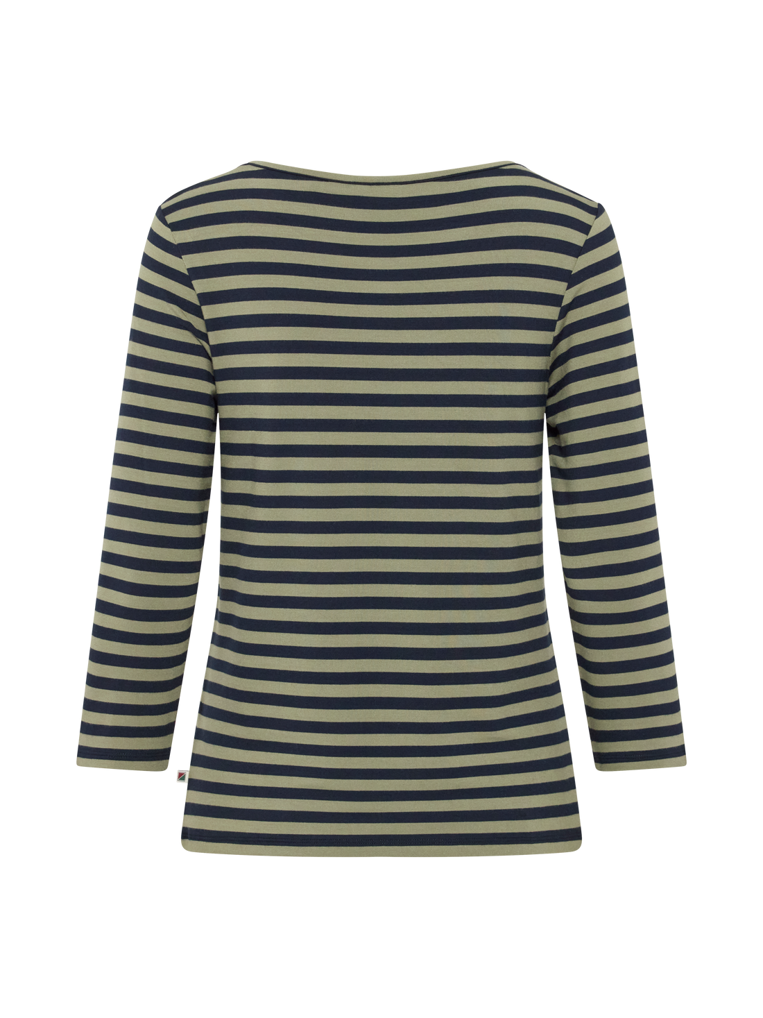 Cleo 3/4 LS T-shirt Olive Stripe