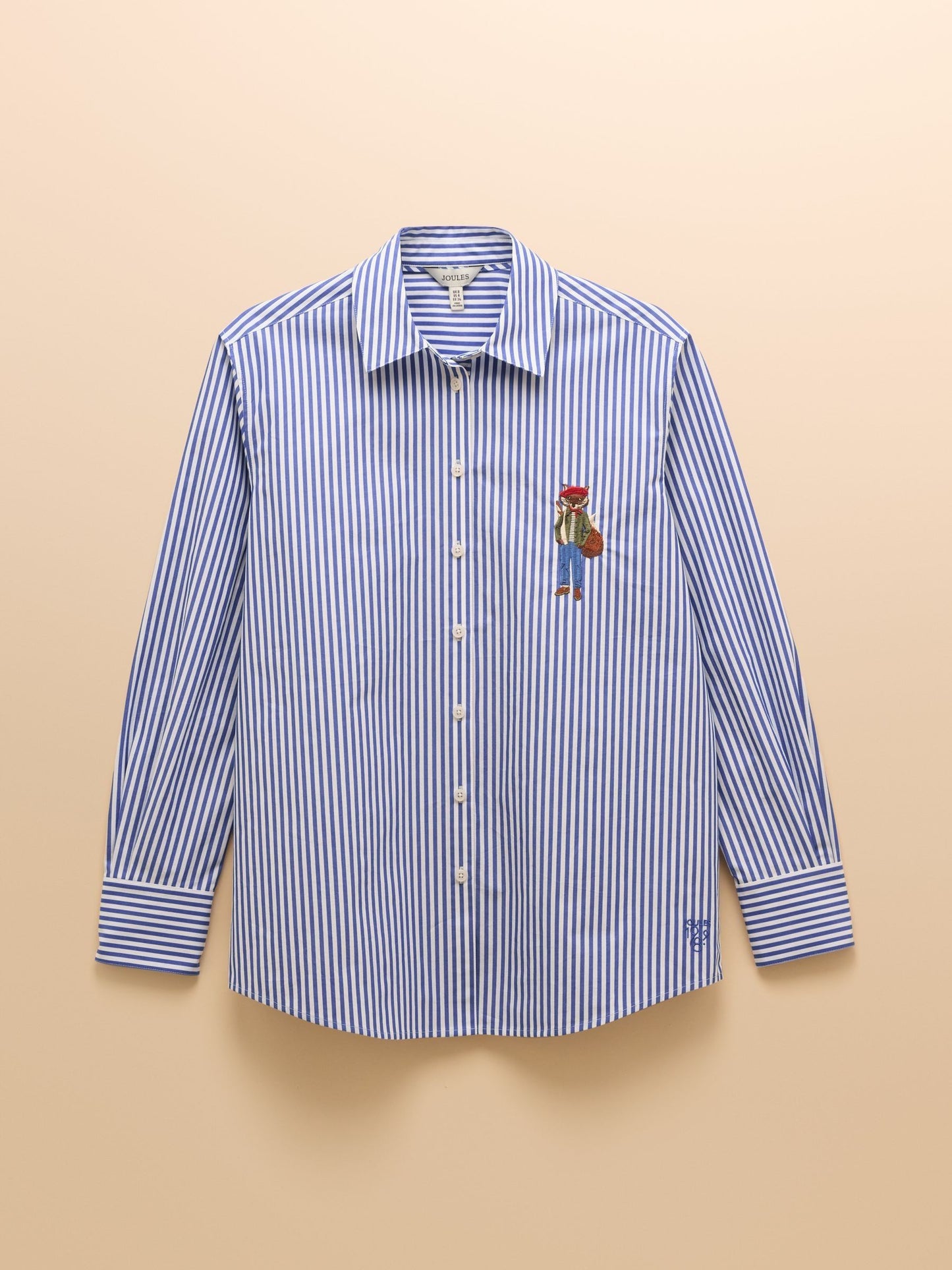 Amilla Jonty Blue/White Boyfriend Fit Shirt