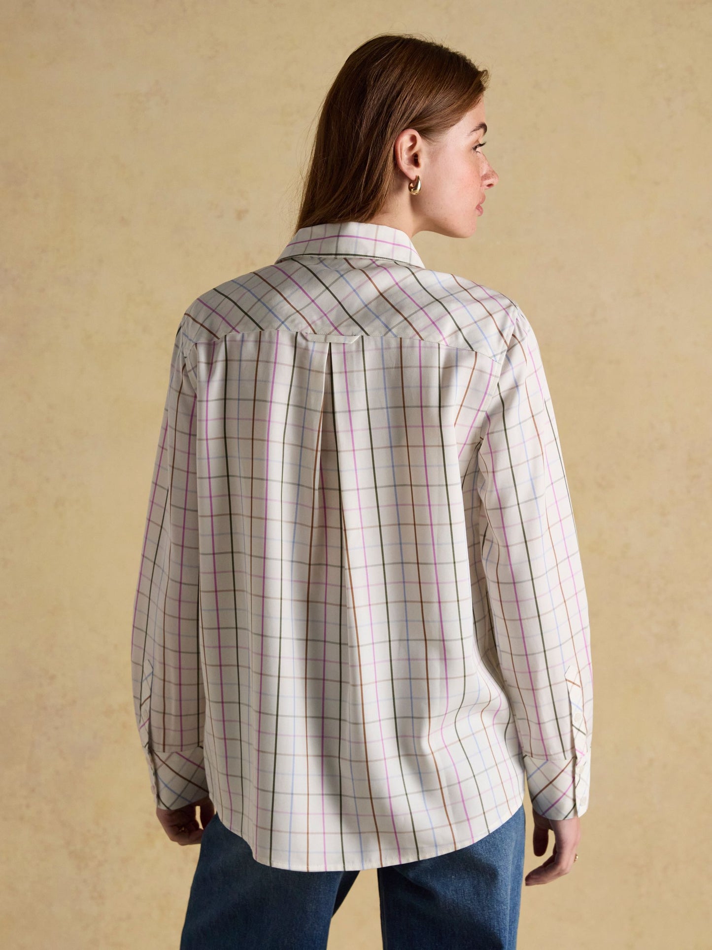Claudia Multi Tattershall Check Boyfriend Shirt