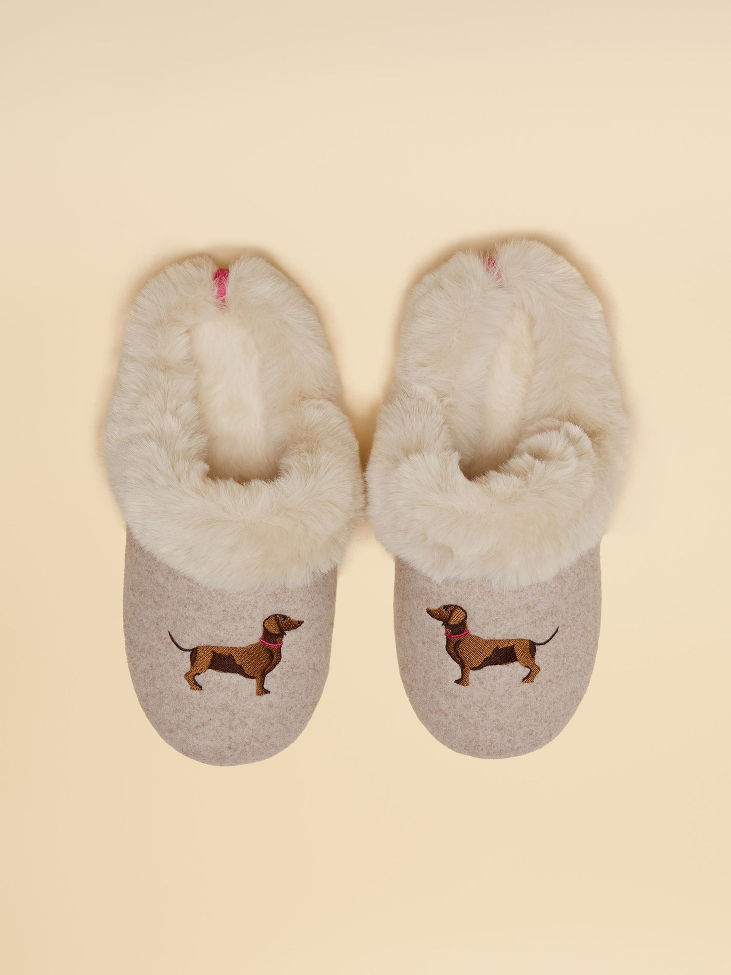 Slippet Luxe Oatmeal Artwork Slipper
