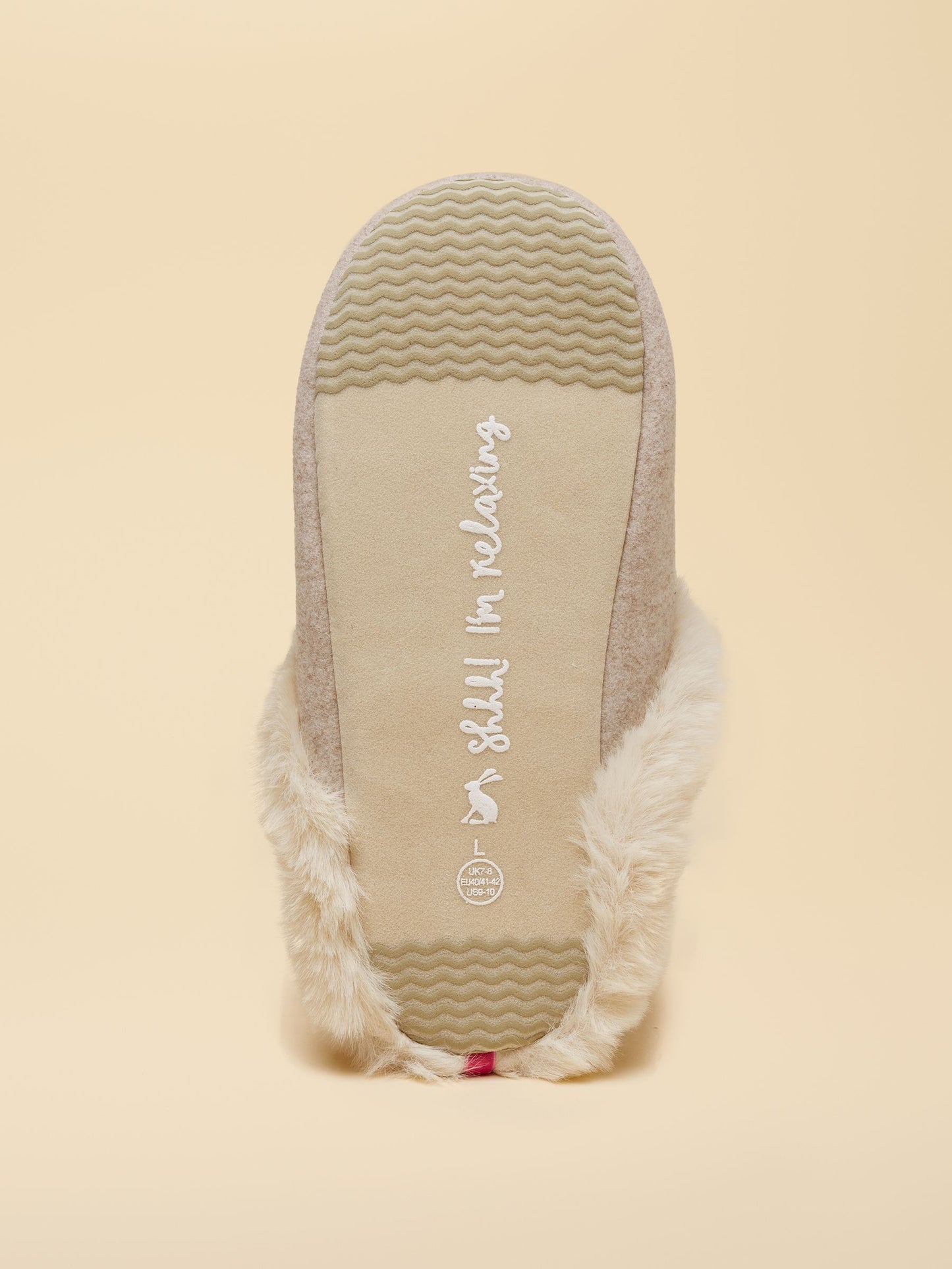 Slippet Luxe Oatmeal Artwork Slipper