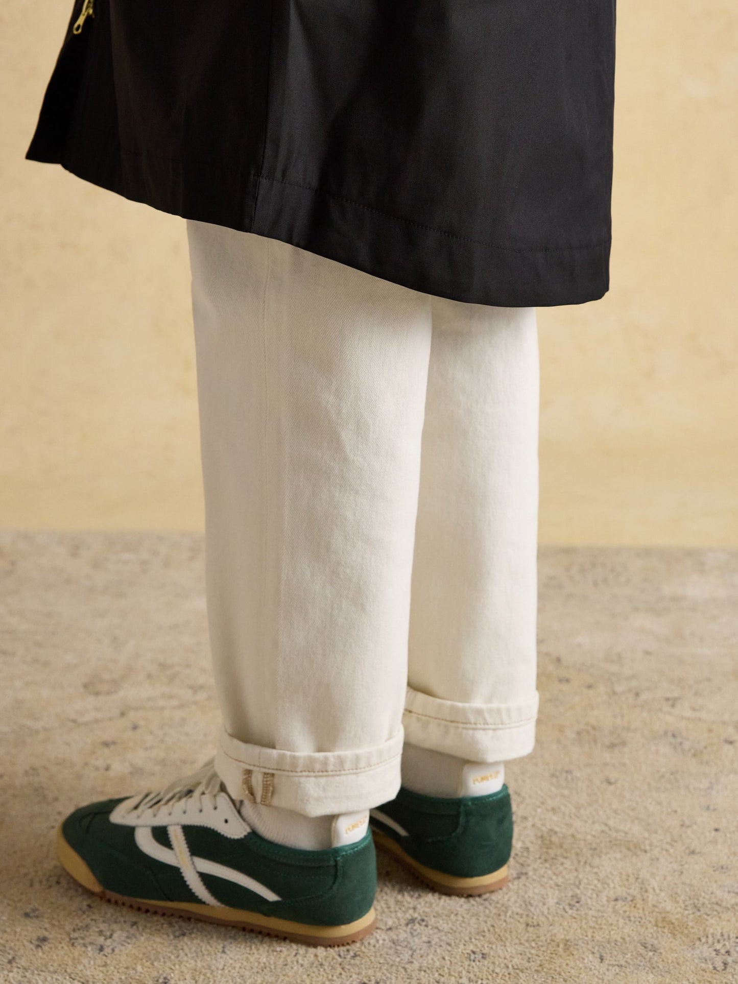 Elbridge Black Waterproof coat with Hood