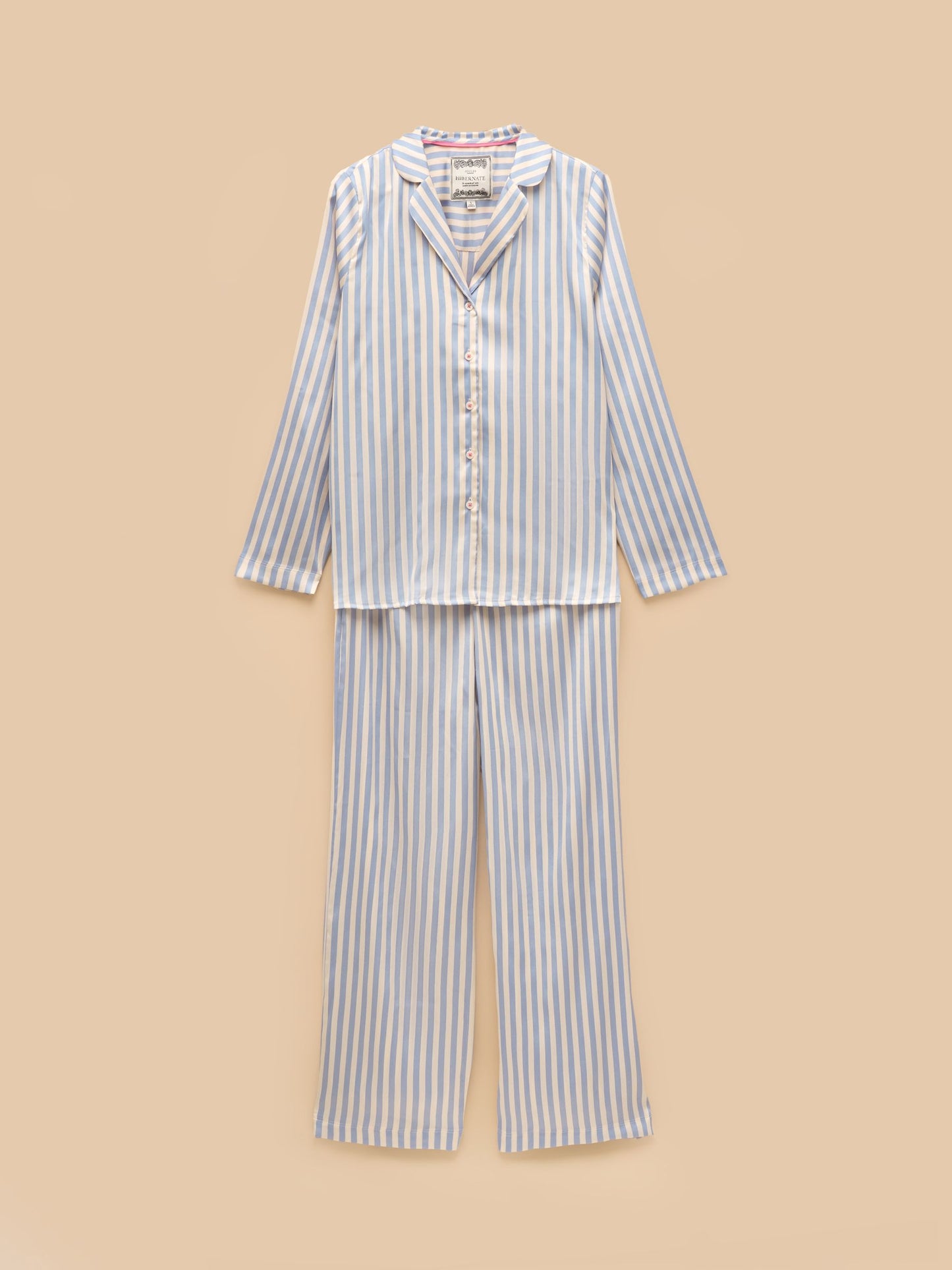 Bonnie Stripe Satin Pyjama Set