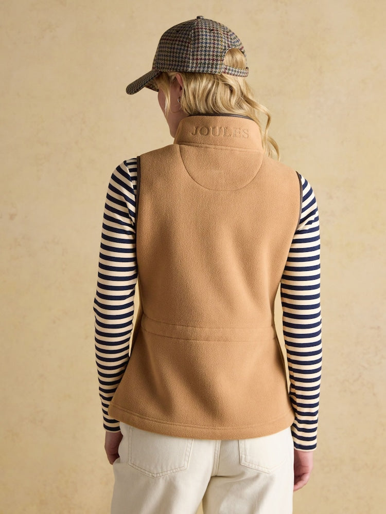Heritage Tan Regular Fleece Gilet