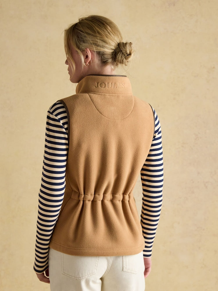 Heritage Tan Regular Fleece Gilet